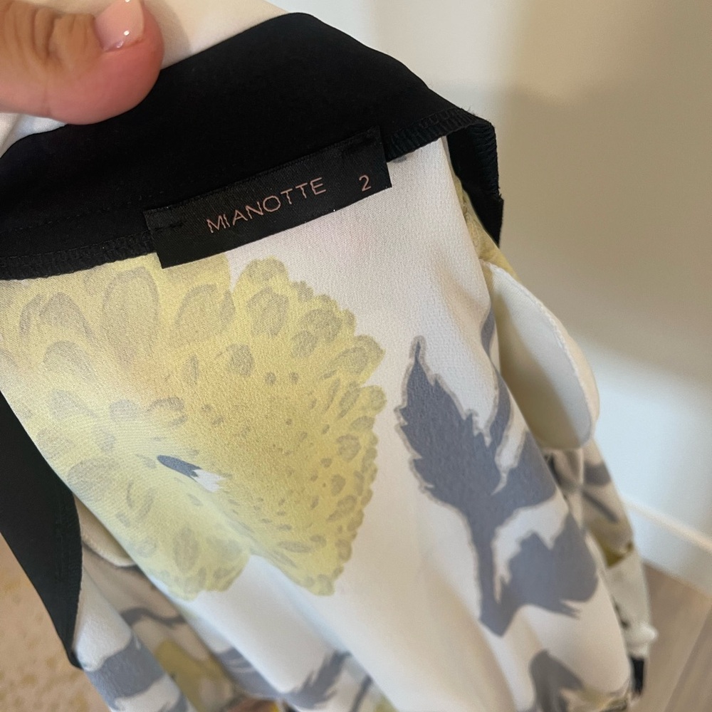 Women's Floral Jacket - Black and Yellow